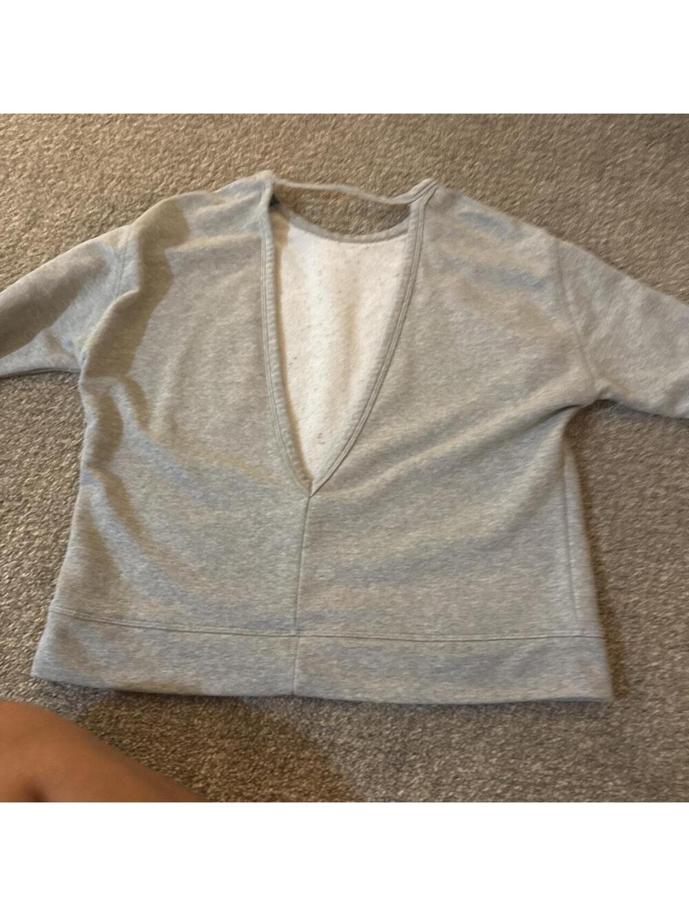 Women's Grey Crop-top